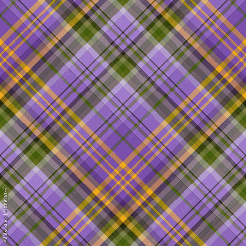 Seamless pattern in magical violet, green and yellow colors for plaid, fabric, textile, clothes, tablecloth and other things. Vector image. 2 Seamless pattern in magical violet, green and yellow colors for plaid, fabric, textile, clothes, tablecloth and other things. Vector image. 2
