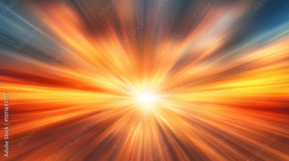Abstract Background with Radial Gradient of Orange and Yellow Hues Radiating Outwards from a Bright White Center Abstract Background with Radial Gradient of Orange and Yellow Hues Radiating Outwards from a Bright White Center
