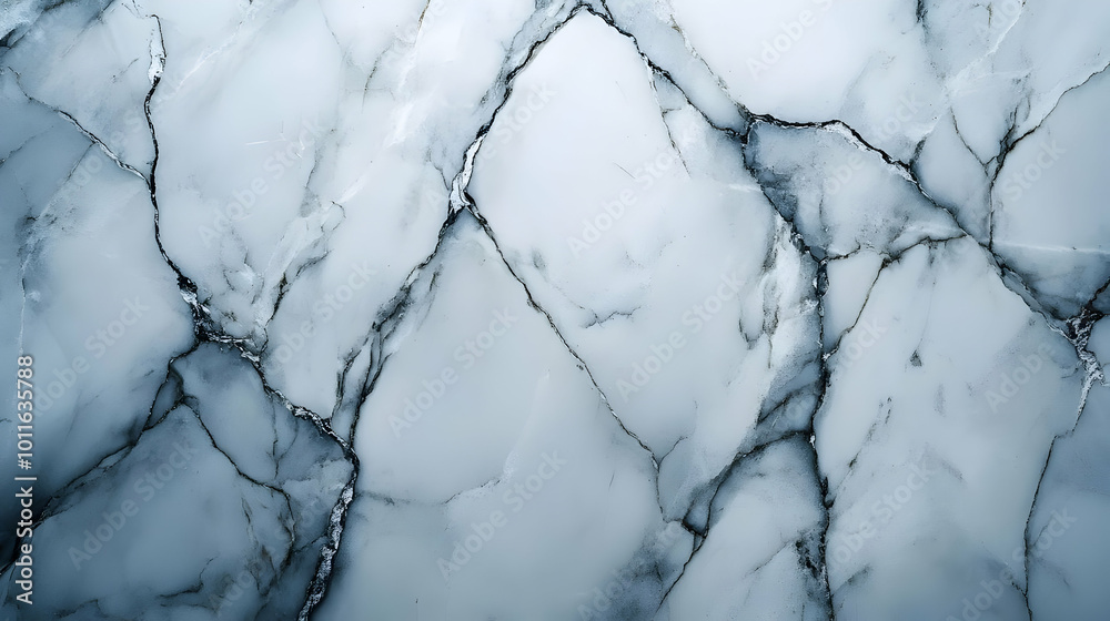Abstract Background with Cracks in White Marble Abstract Background with Cracks in White Marble