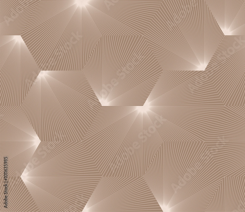 Vector modern seamless geometry pattern, neutral boho beige monochrome print for textile, packaging
