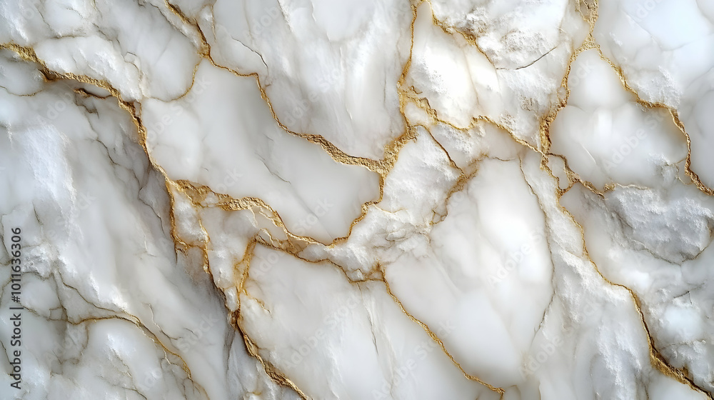 White Marble Background with Golden Veins - Abstract Texture White Marble Background with Golden Veins - Abstract Texture