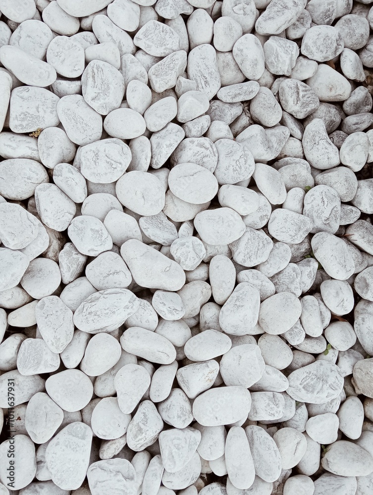 white stones background or texture