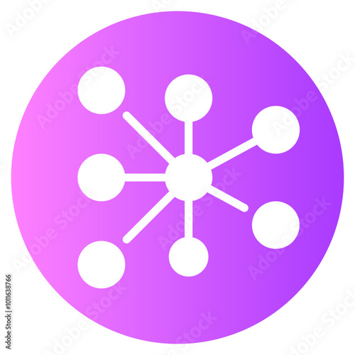 neural network gradient icon