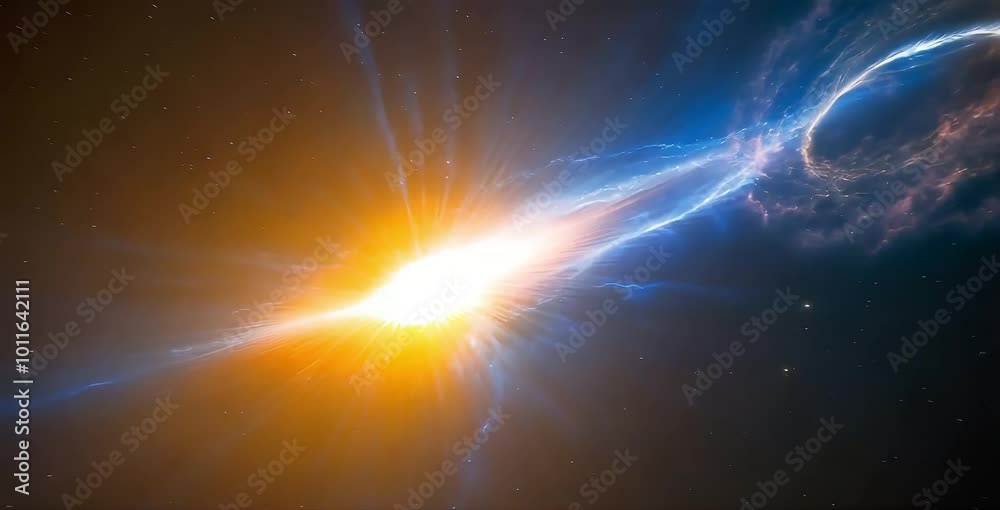 Creative visualization of a solar storm in space: cosmic plasma flares from the sun, casting an explosive glow of brilliance and intensity. A breathtaking phenomenon of galactic proportions Creative visualization of a solar storm in space: cosmic plasma flares from the sun, casting an explosive glow of brilliance and intensity. A breathtaking phenomenon of galactic proportions
