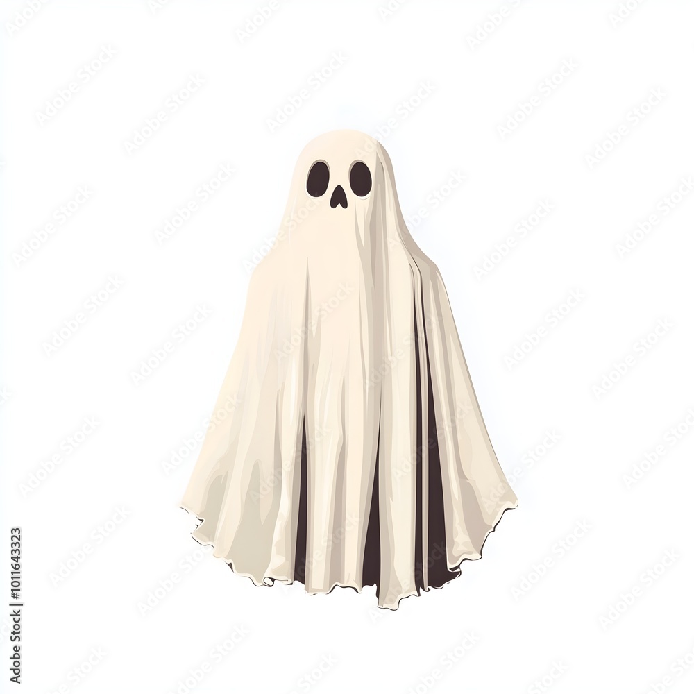HALLOWEEN GHOST illustration Generated by AI HALLOWEEN GHOST illustration Generated by AI