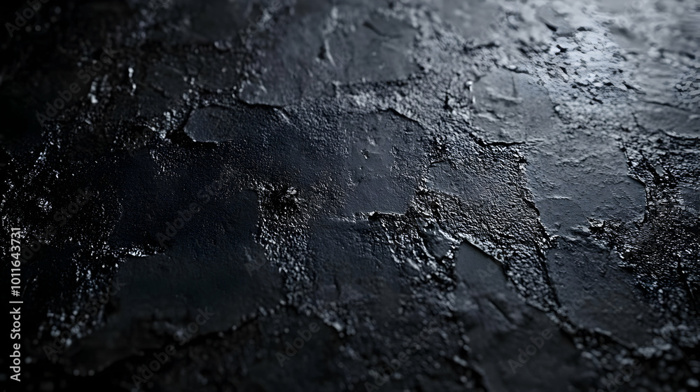 Fototapeta premium Black Rough Texture Background