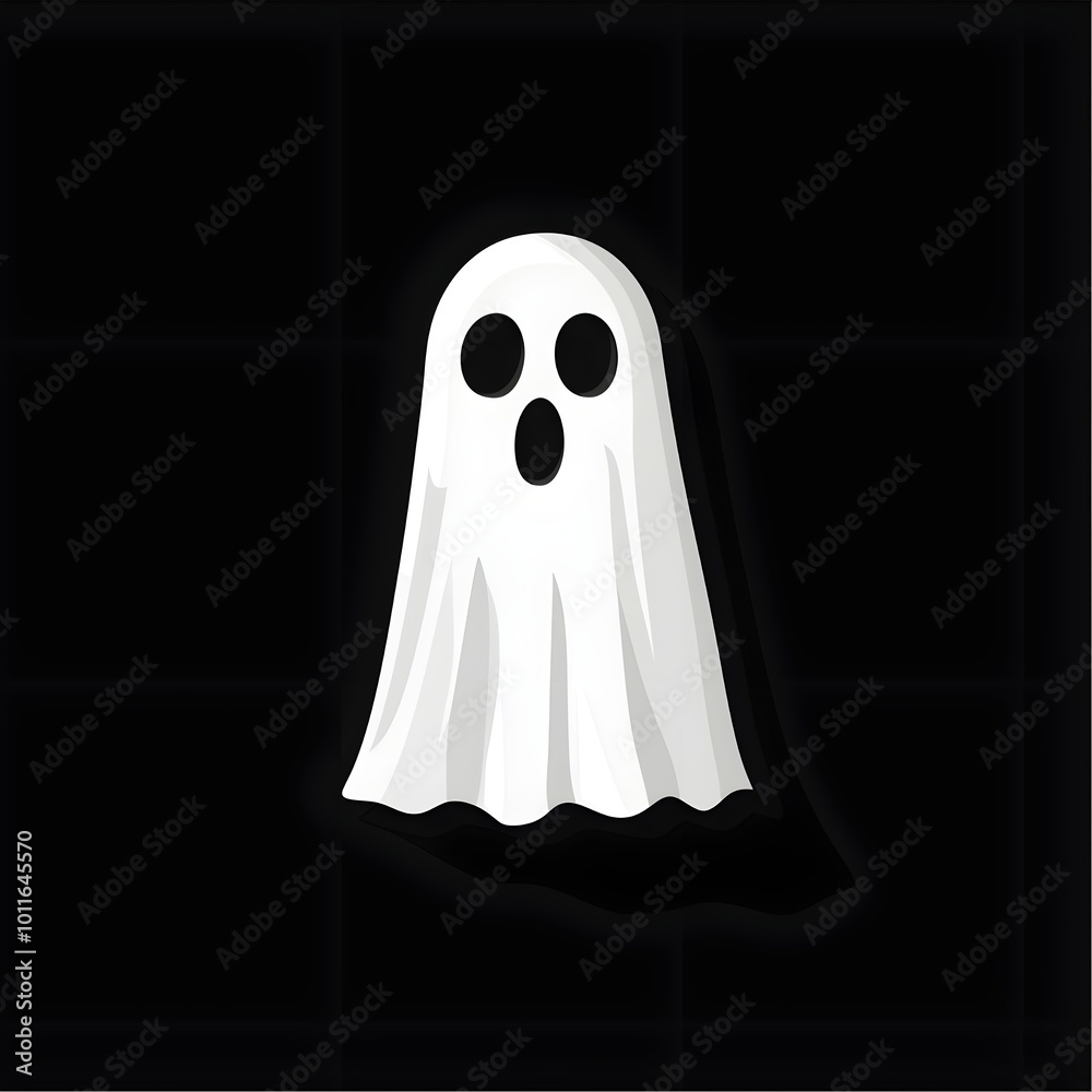 HALLOWEEN GHOST illustration Generated by AI HALLOWEEN GHOST illustration Generated by AI