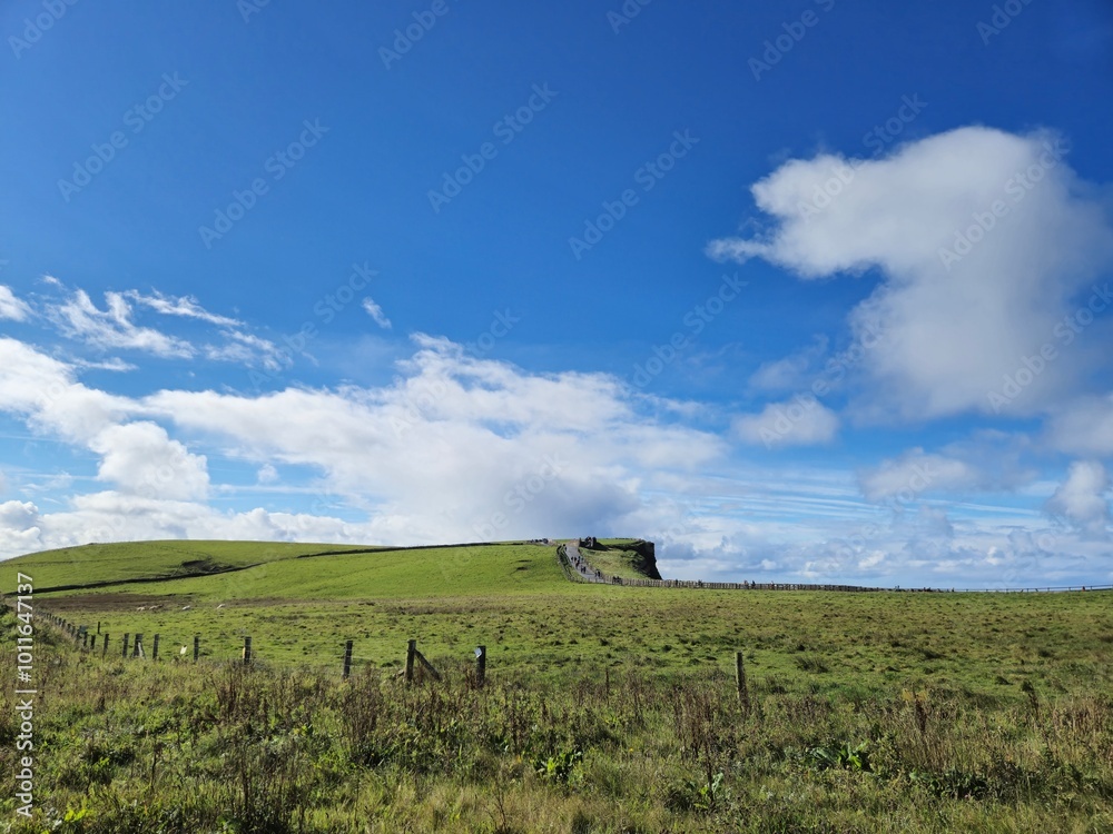 Green Cliffs Of Moher Scenic In Ireland Green Cliffs Of Moher Scenic In Ireland
