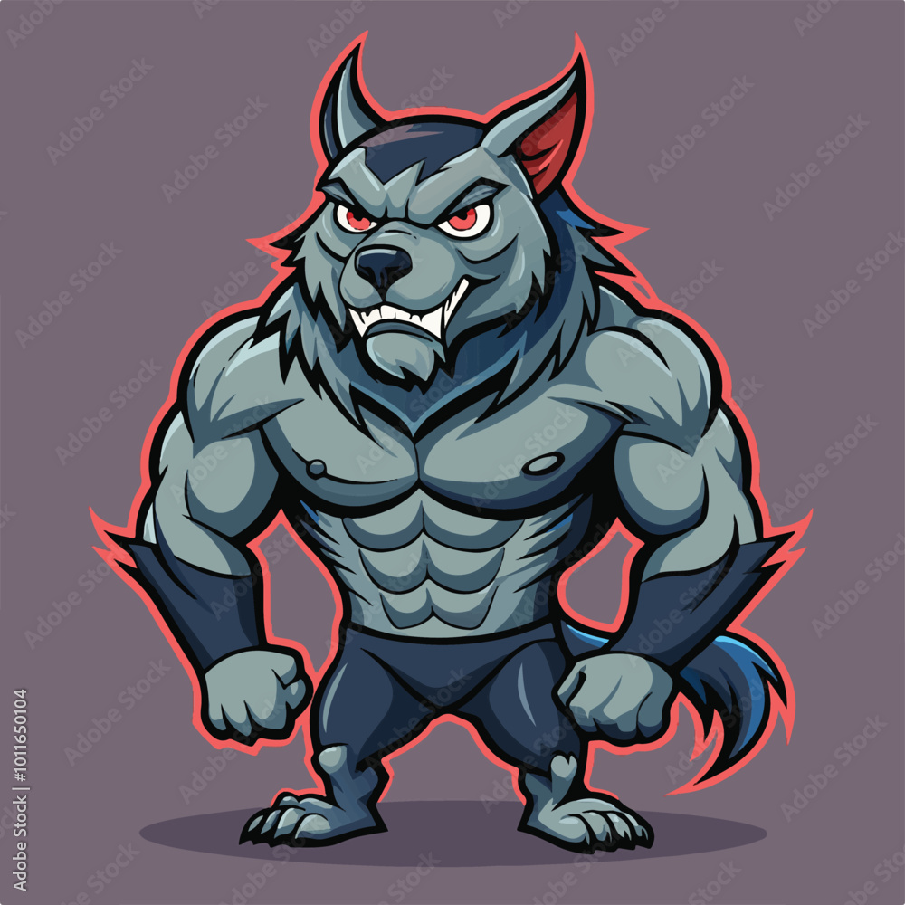 Obraz premium angry cartoon zombie