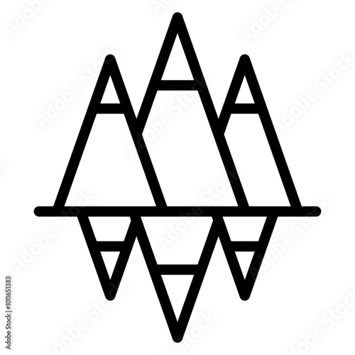 Glacier Vector Icons