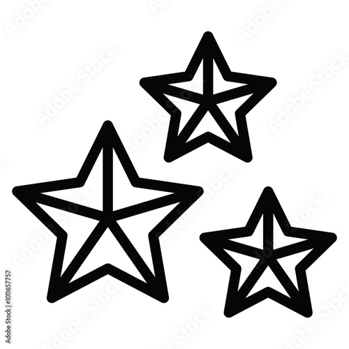 Christmas Star Vector Icons
