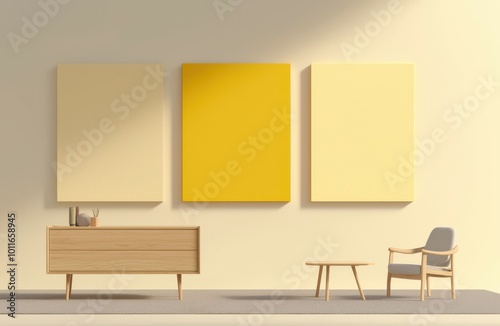 Modern Scandinavian Living Room Interior Design