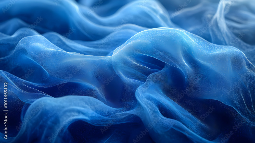 Obraz premium Abstract Blue Fabric Texture Background