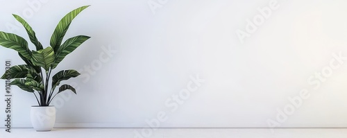 Spacious Living Room with Bright White Walls