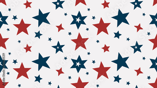 Wallpaper Mural stars and stripes pattern Torontodigital.ca