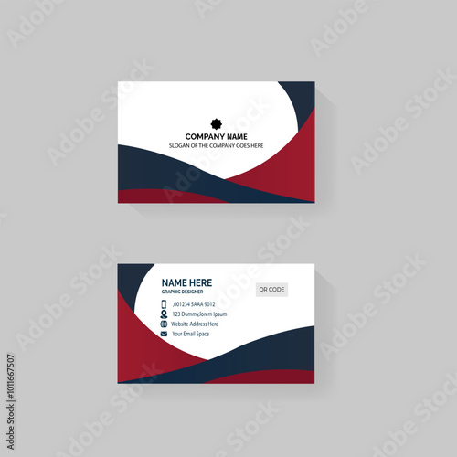 Introduction Business Card for Own Business. Simple Business Card Layout
