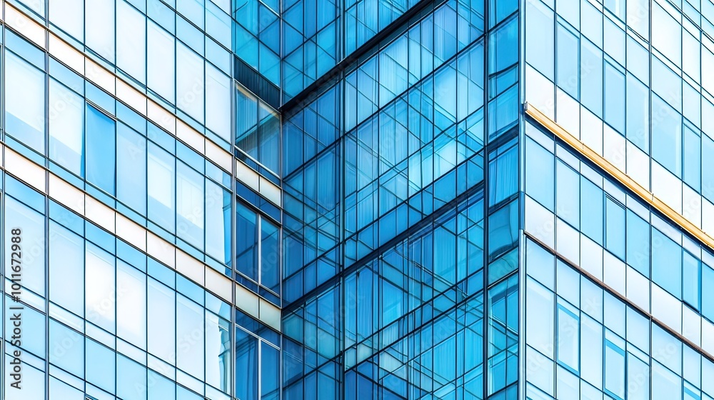 Glass Facade of a Modern Building Glass Facade of a Modern Building