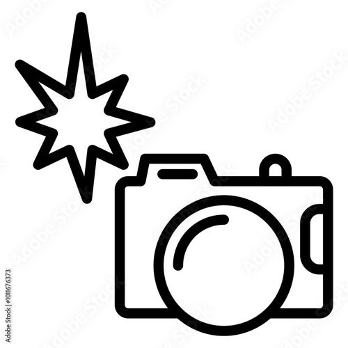 Flash Camera Vector Icons