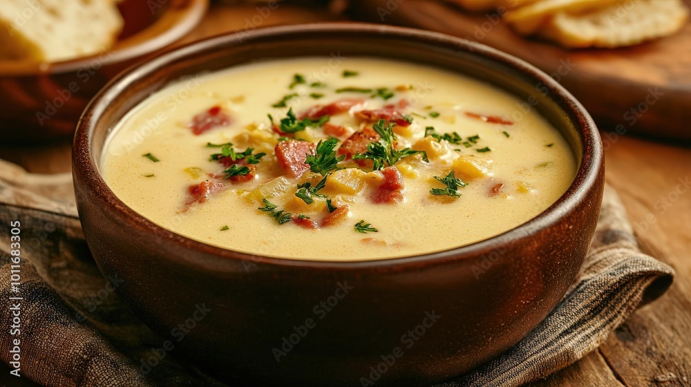 Creamy Corn Chowder with Bacon Creamy Corn Chowder with Bacon