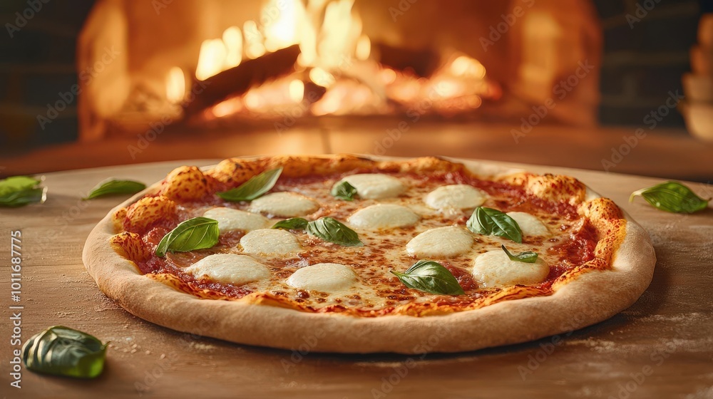 custom made wallpaper toronto digitalDetail Realistic Thin-crust pizza with buffalo mozzarella