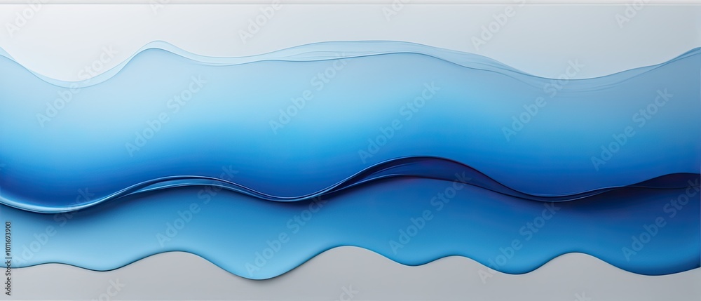 Abstract Blue Waves