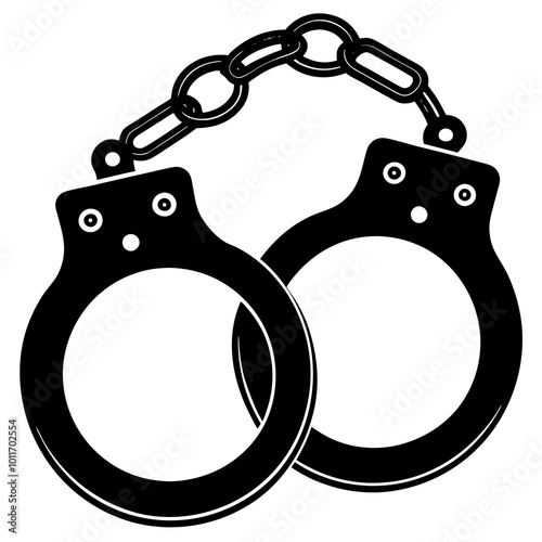 illustration of a handcuffs