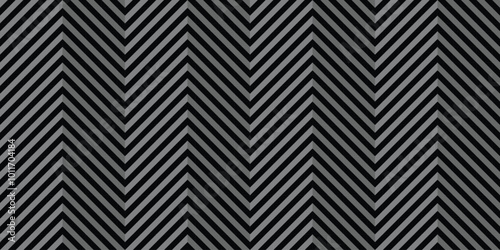 Seamless pattern with black white lines. Op art background. Industrial technologic texture. Vector illustration