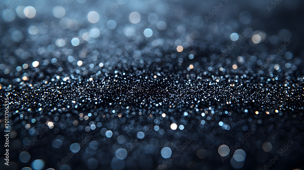 Black sandpaper-textured background, top view.
