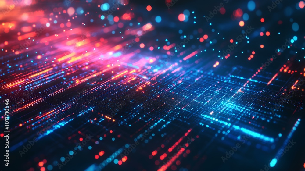 fiber optic background with many glowing spots fiber optic background with many glowing spots