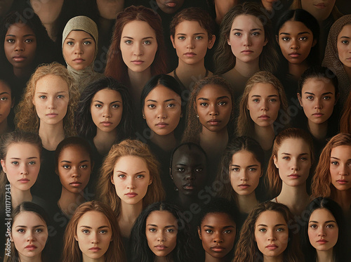 diversity of women, group of different women