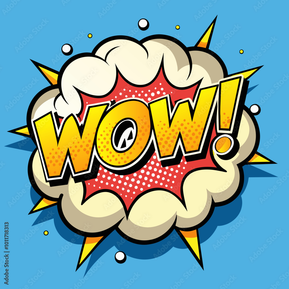 pop art comic book text speech bubble