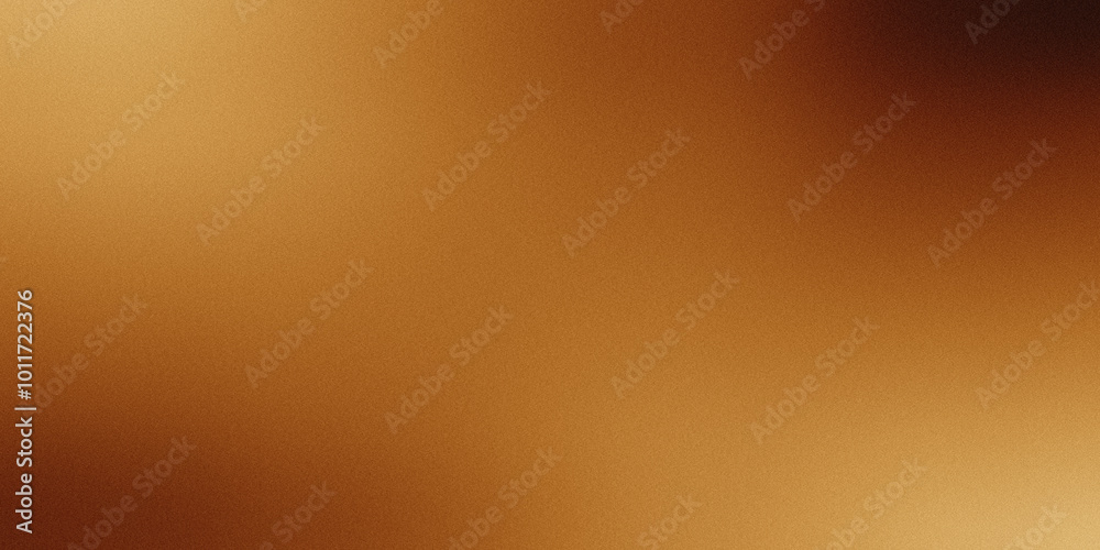 Obraz premium Gradient orange brown ocher copper blur diffuse noise grain texture retro old vintage effect abstract background banner wallpaper