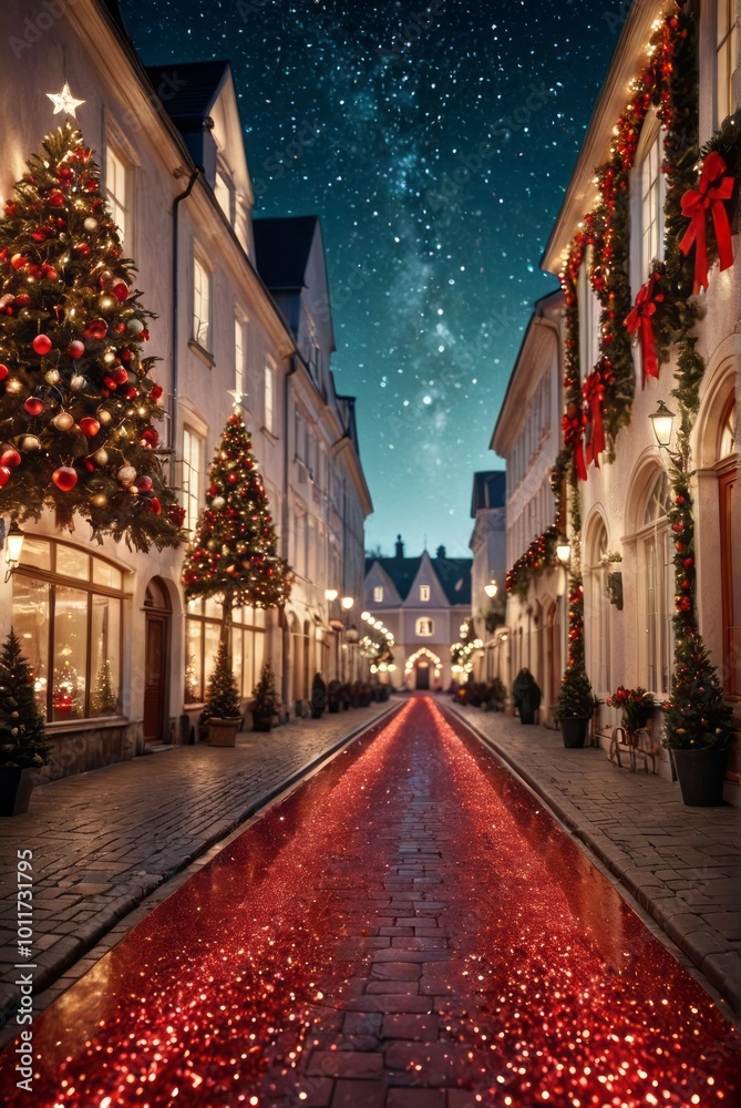 Red shiny glitter christmas background Ultra realistic Photorealistic picturesque scenery Red shiny glitter christmas background Ultra realistic Photorealistic picturesque scenery