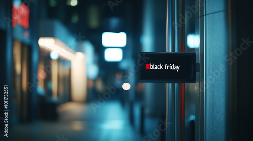 a black friday sign that says black friday black friday conceps, minimalism and clean, copy space for text