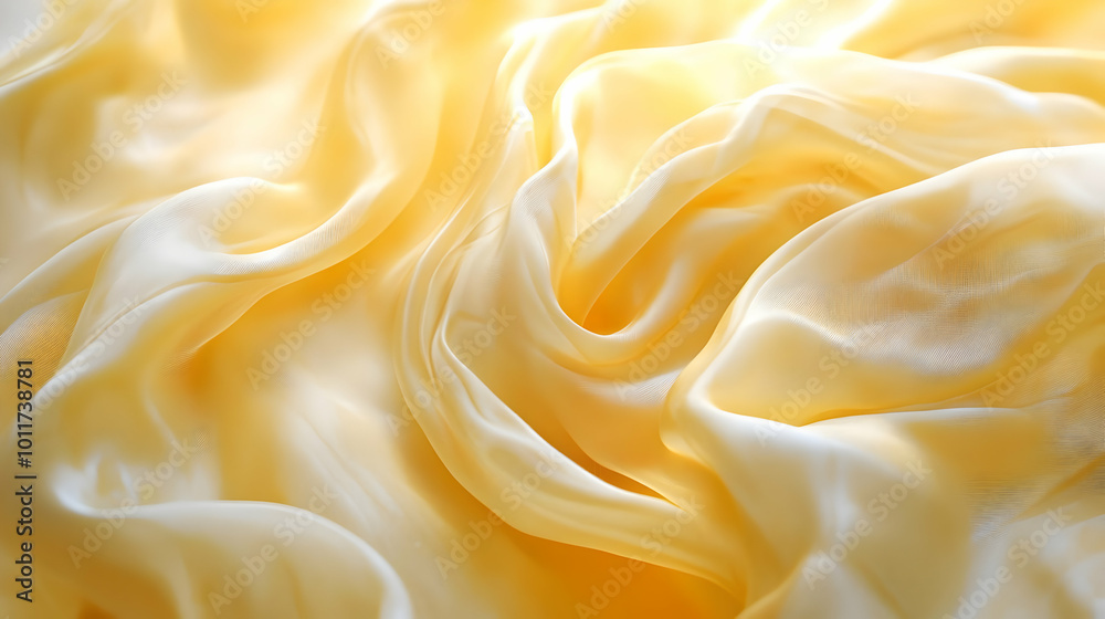 Abstract Yellow Fabric Background Texture Abstract Yellow Fabric Background Texture