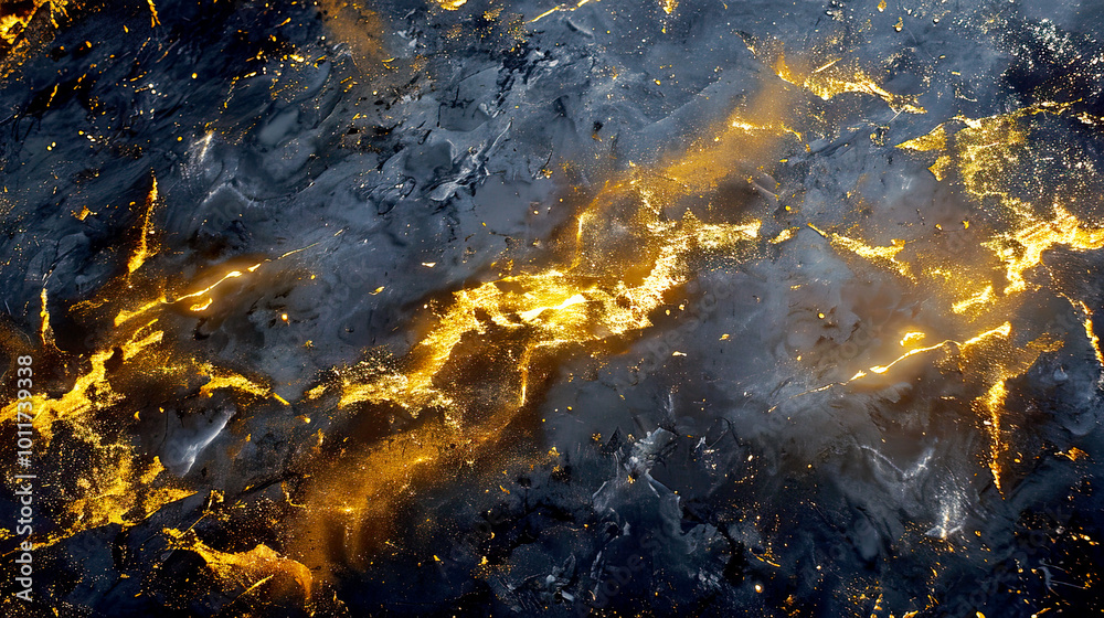 Abstract background image featuring dark blue and golden yellow textures, resembling molten lava or cosmic energy patterns. Abstract background image featuring dark blue and golden yellow textures, resembling molten lava or cosmic energy patterns.
