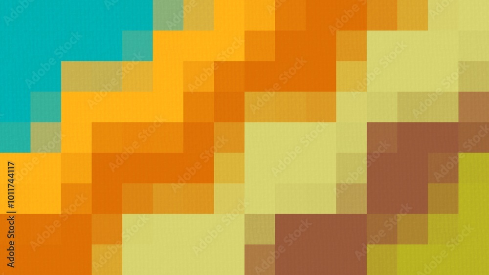 An abstract pattern of colorful squares in pixel style, creating a vibrant and geometric visual effect. An abstract pattern of colorful squares in pixel style, creating a vibrant and geometric visual effect.