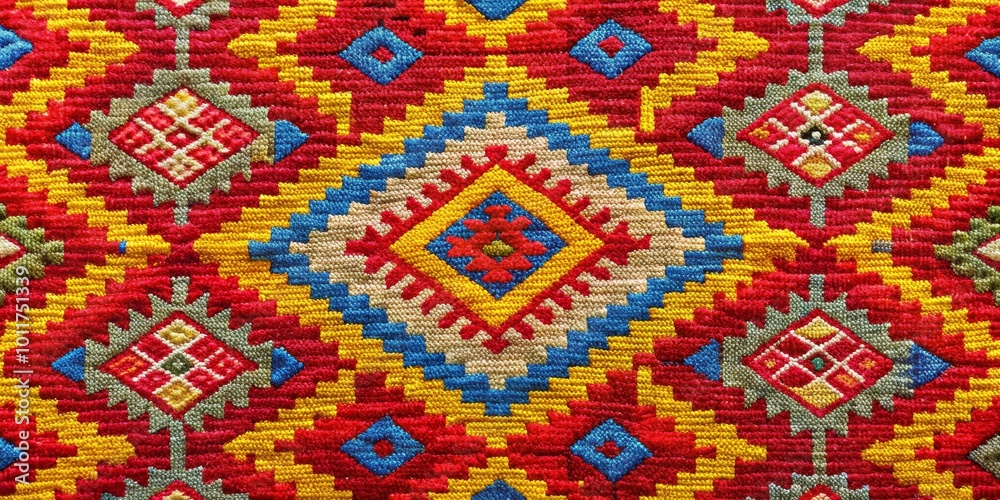Floral Mosaic Pattern in Red, Yellow, Blue and Green, Floral Design, Floral Art, Mosaic Art Floral Mosaic Pattern in Red, Yellow, Blue and Green, Floral Design, Floral Art, Mosaic Art