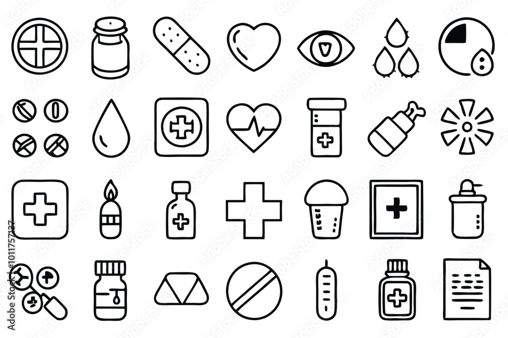 Fototapeta premium set of trees