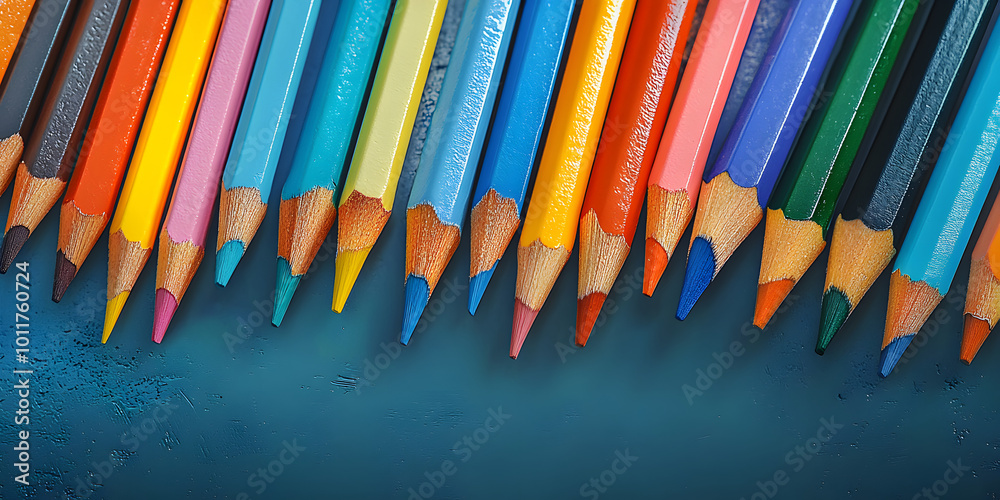Pencils on a background for a digital art project or advertisement, writing, drawing, school supplies Pencils on a background for a digital art project or advertisement, writing, drawing, school supplies