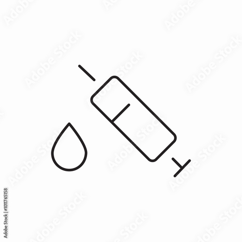 inject medicine icon sign vector