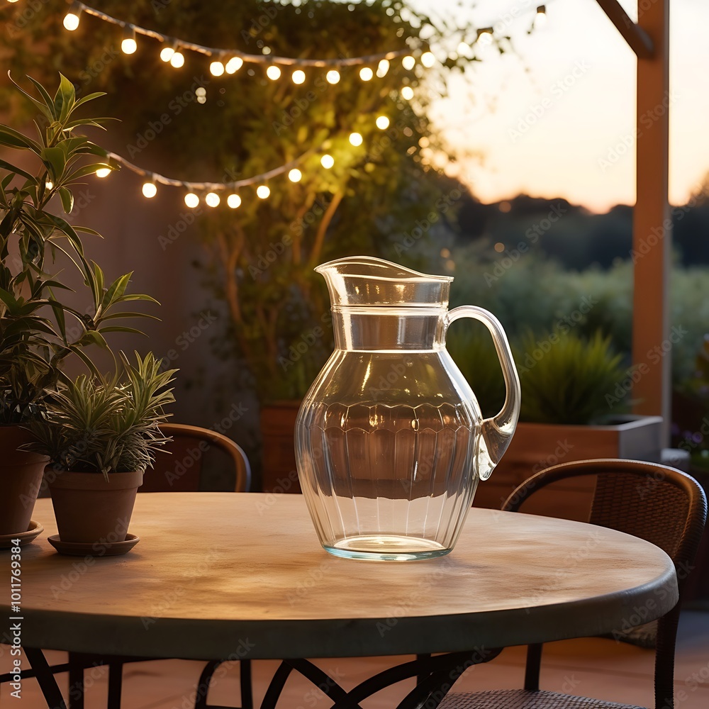 This versatile, minimalist pitcher is designed for a range of modern and contemporary settings. Made from high-quality materials, it features clean lines and a sleek design that complements any kitche