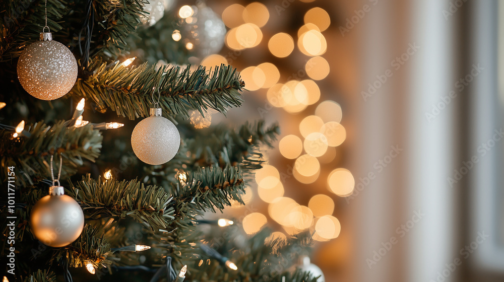 Close-up view of a Christmas tree background
Close-up view of a Christmas tree background