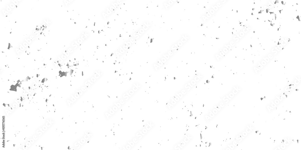 Silver shiny glitter sparkle confetti falling down on transparent background. Vector illustration. Silver shiny glitter sparkle confetti falling down on transparent background. Vector illustration.