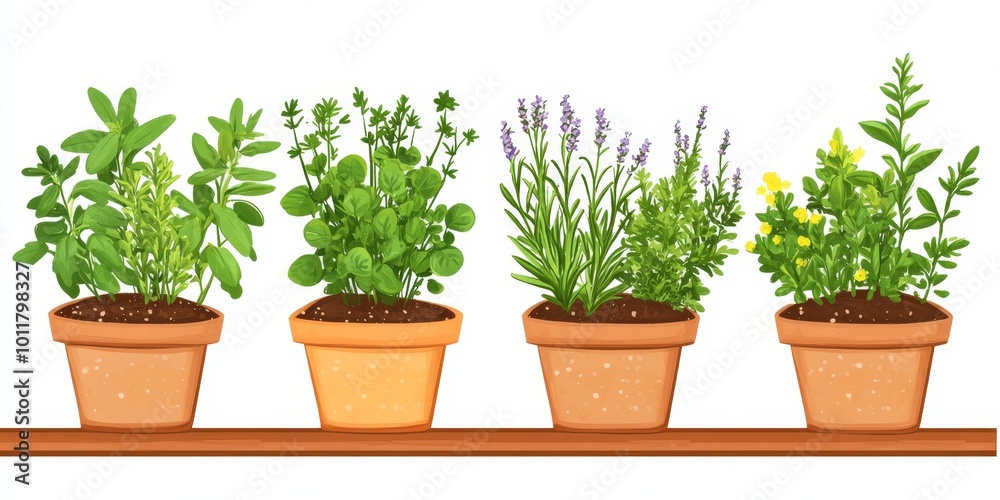 Vertical Herb Garden: Illustrate a vertical garden wall filled with various herbs, showcasing space-efficient gardening techniques for urban environments. Vertical Herb Garden: Illustrate a vertical garden wall filled with various herbs, showcasing space-efficient gardening techniques for urban environments.