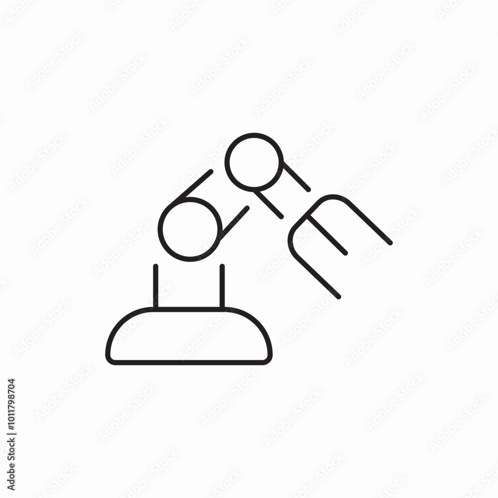 factory automatic machine icon sign vector factory automatic machine icon sign vector