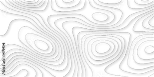 abstract Modern design with White background topographic wavy pattern design, modern wallpaper texture and 3d realistic, Panorama view gradient multicolor wave curve lines banner background design.