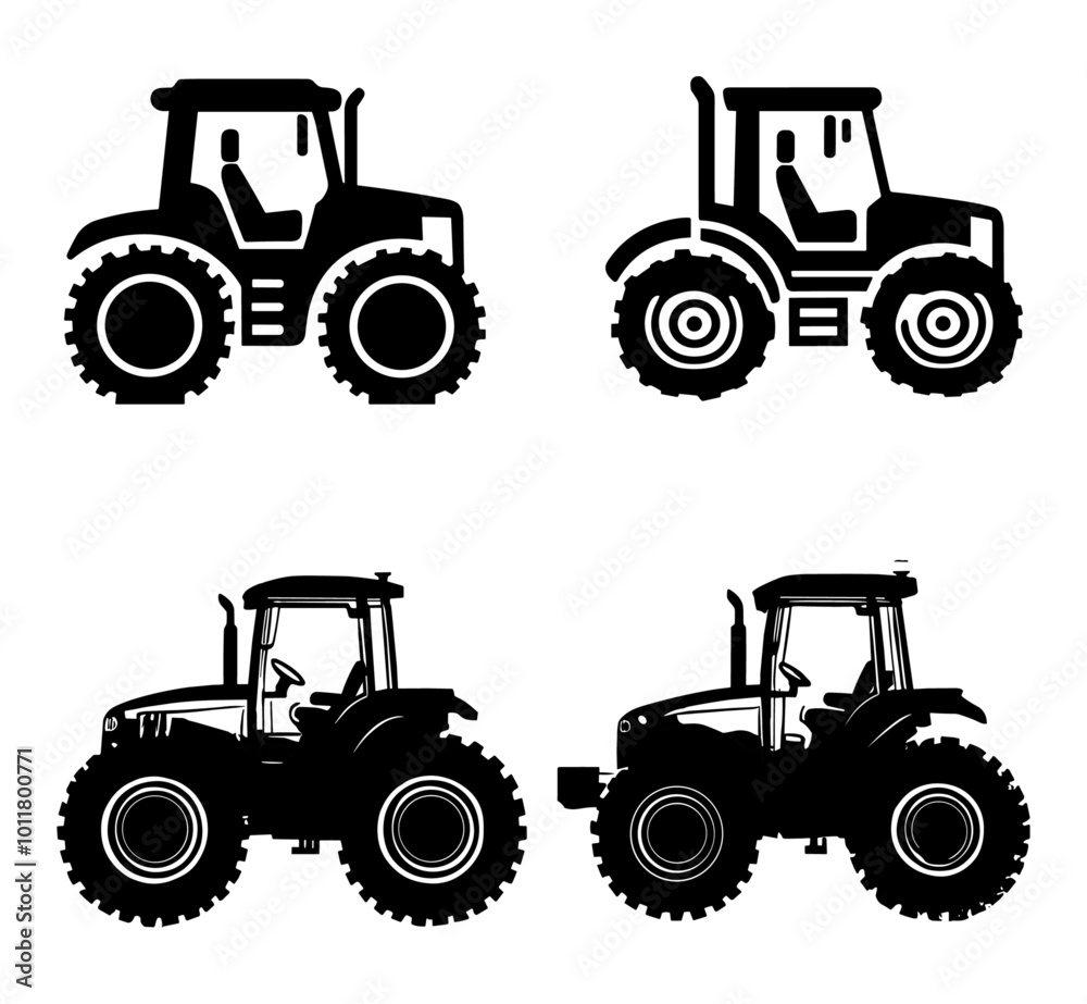 tractor set on a white background
tractor set on a white background