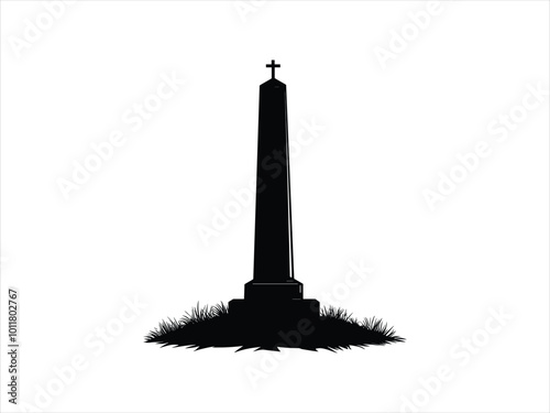 Veterans Day War Memorial Silhouette Collection - Patriotic Monument Art.