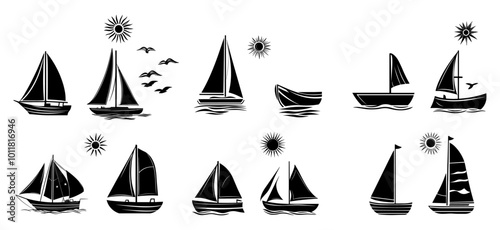 SAILBOAT , SHIP ILLUSTRATION , VECTOR
